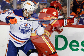 Oilers Flames Hockey