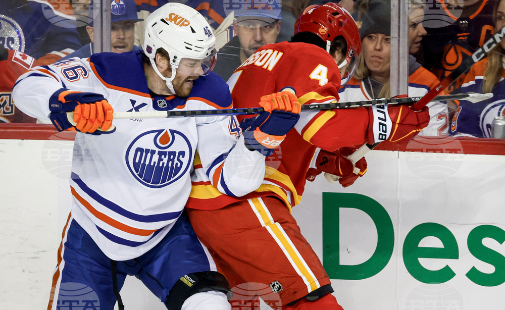 Oilers Flames Hockey