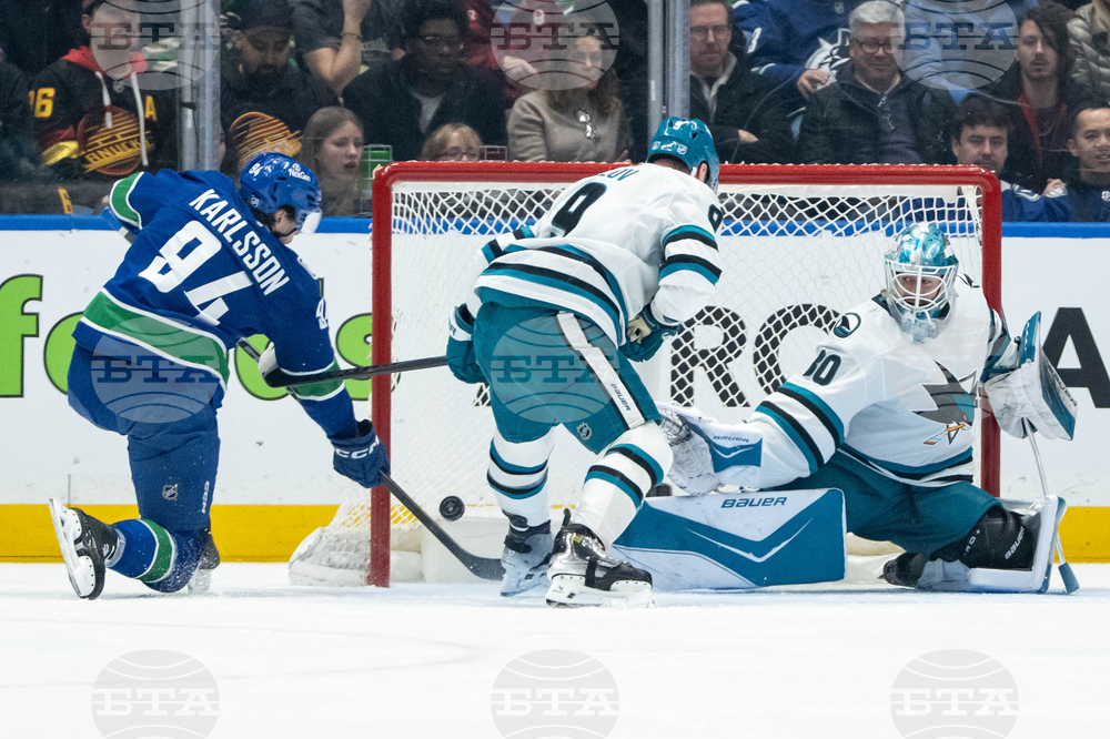 Sharks Canucks Hockey