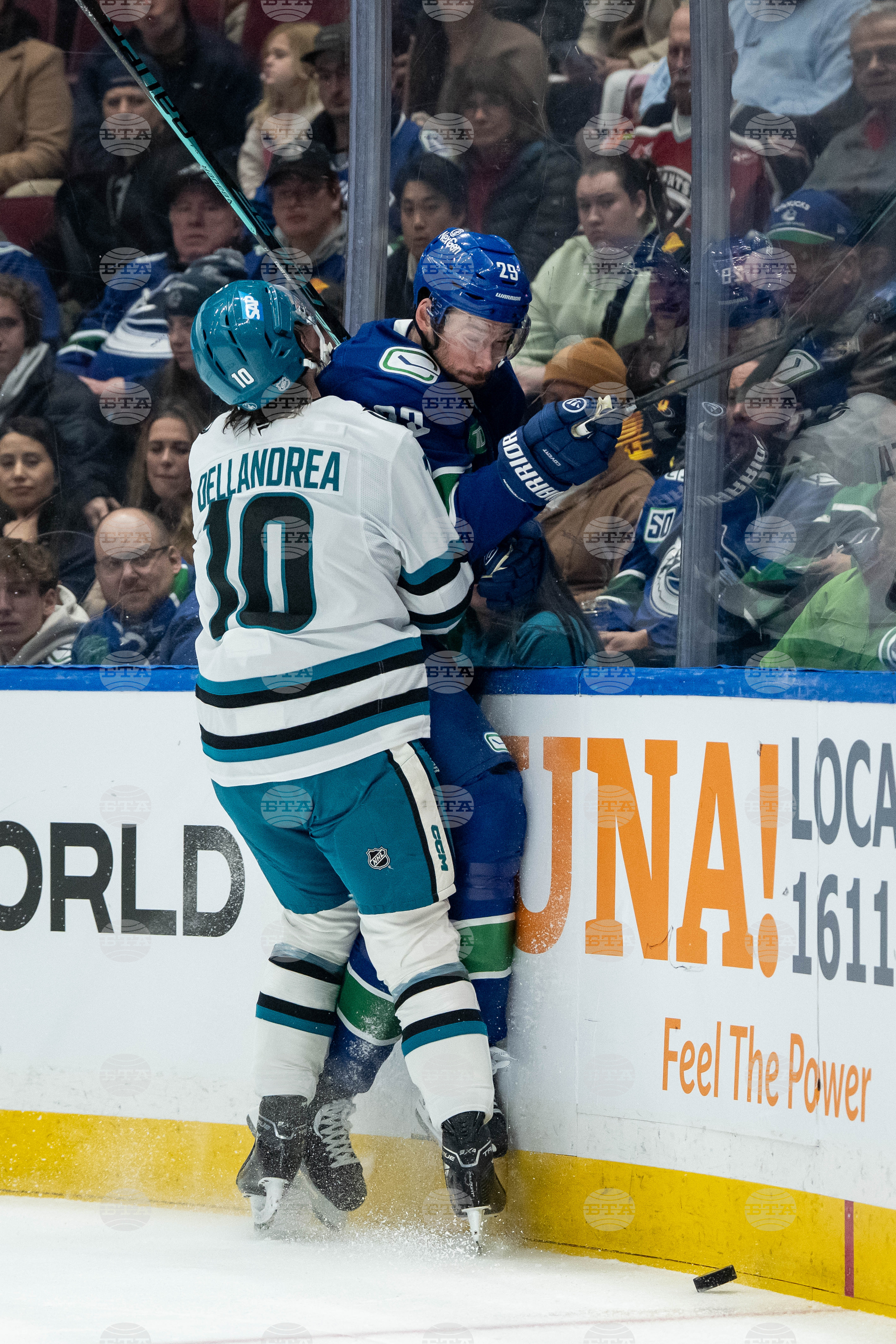 Sharks Canucks Hockey