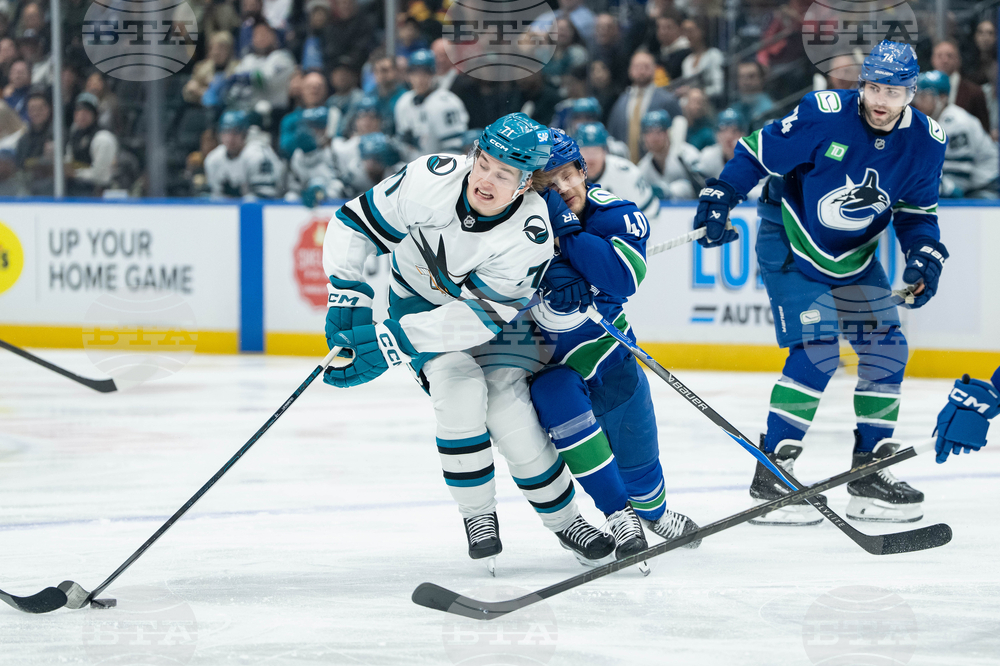 Sharks Canucks Hockey