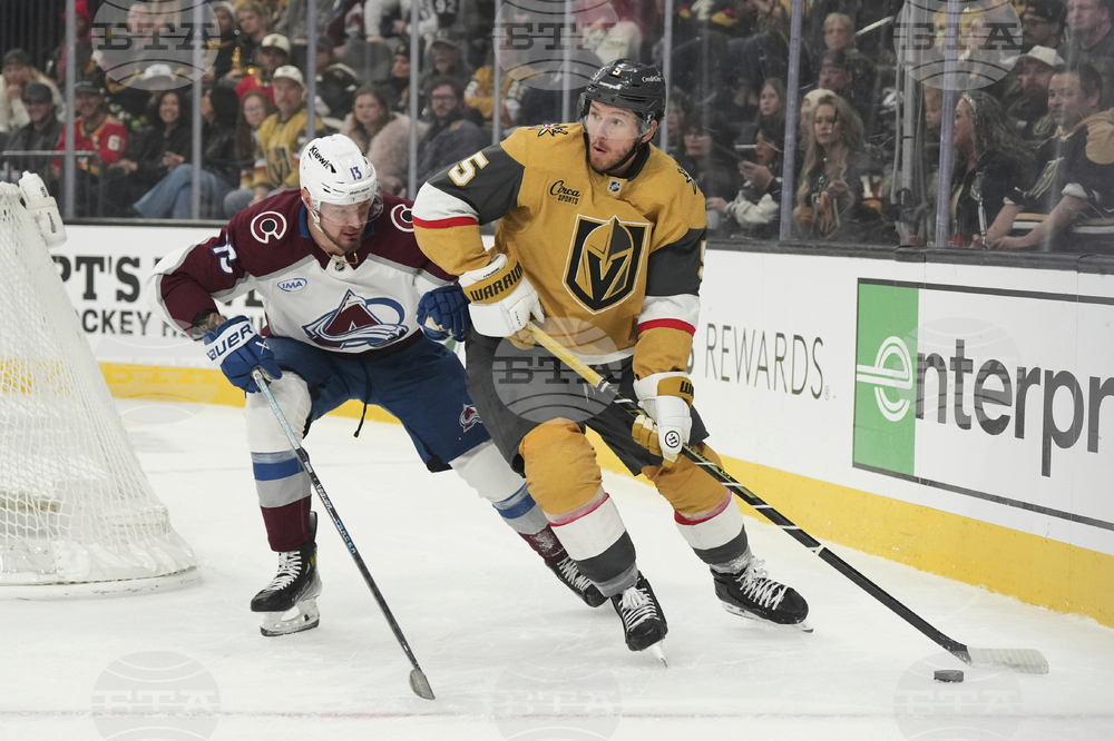Avalanche Golden Knights Hockey