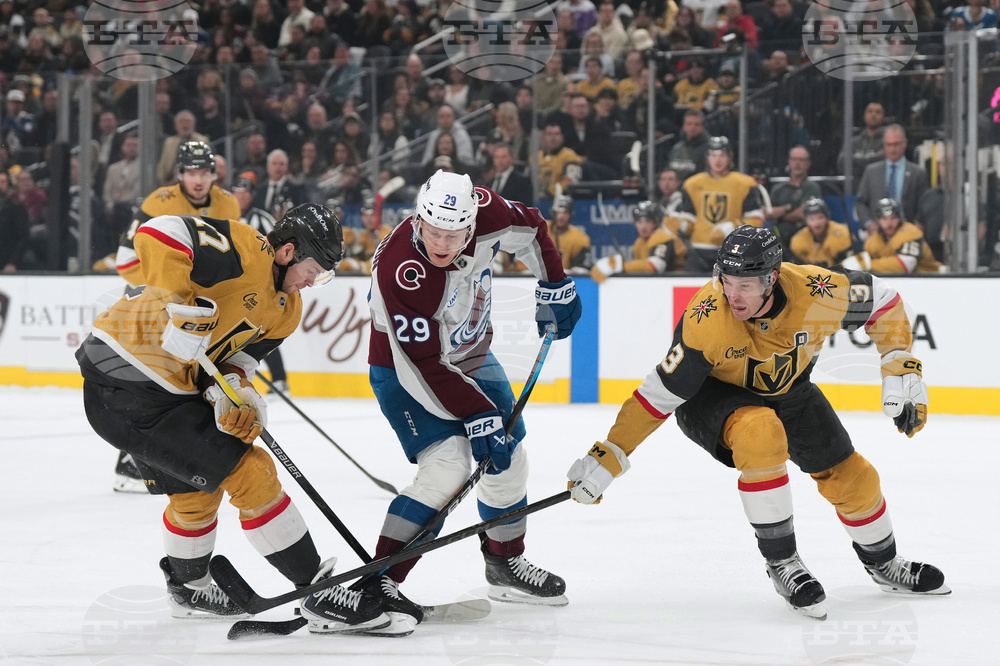 Avalanche Golden Knights Hockey
