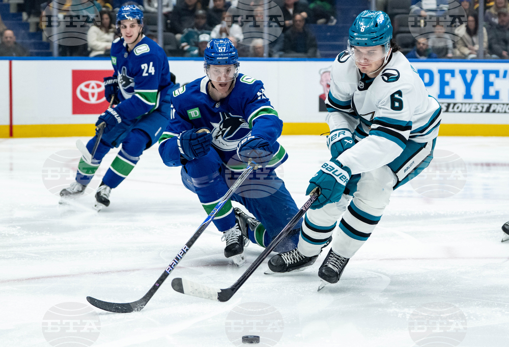 Sharks Canucks Hockey