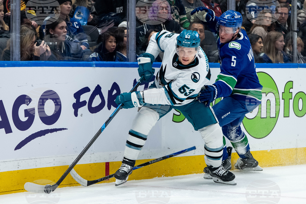 Sharks Canucks Hockey