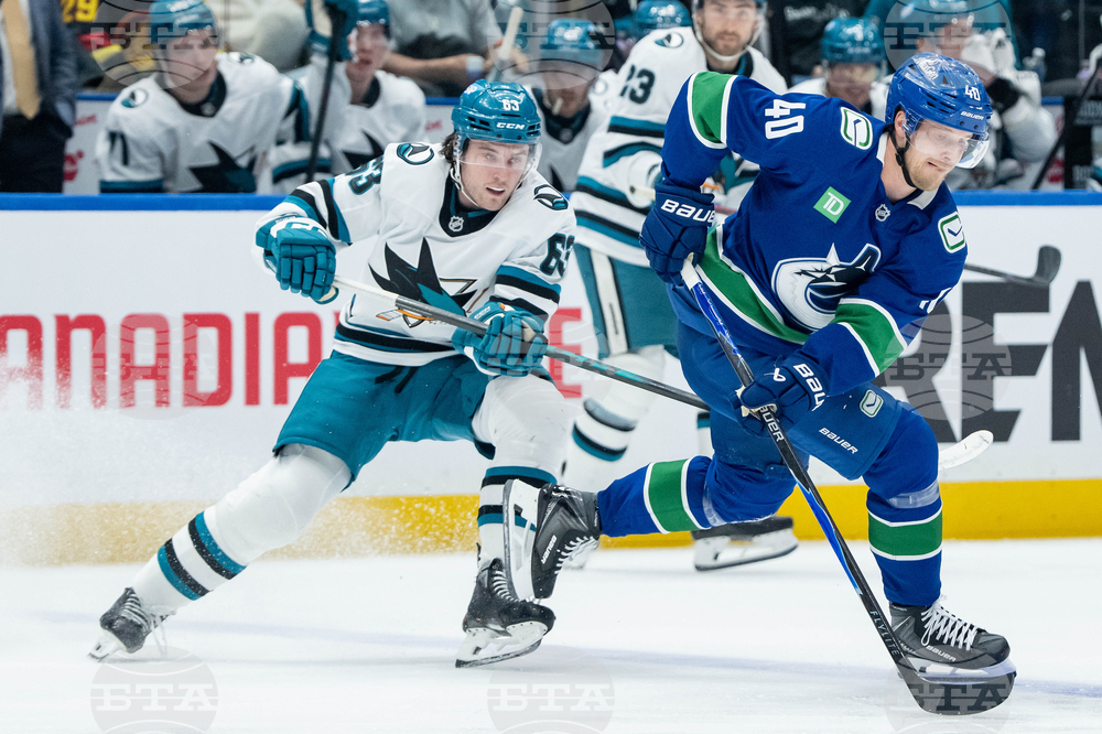 Sharks Canucks Hockey