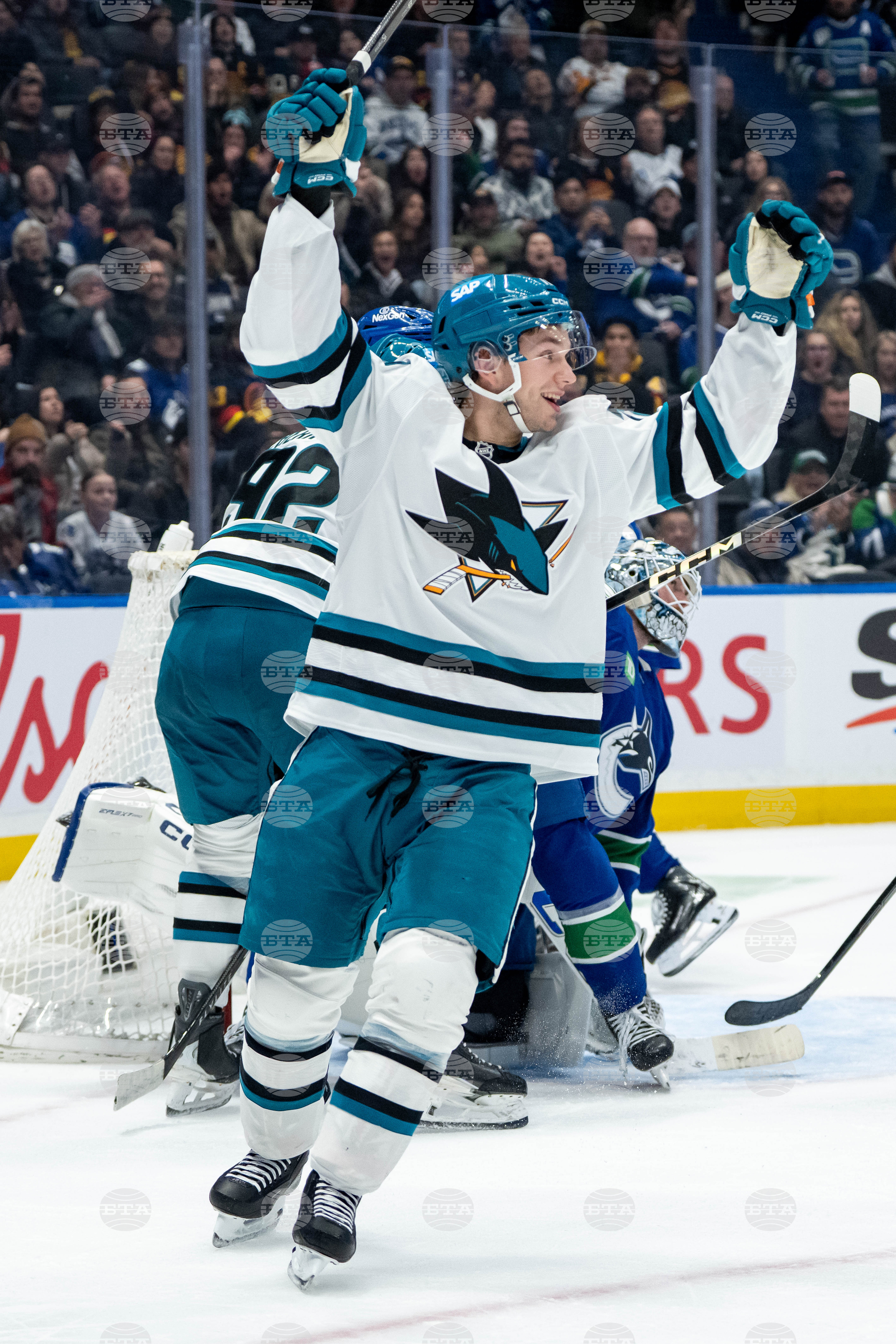 Sharks Canucks Hockey