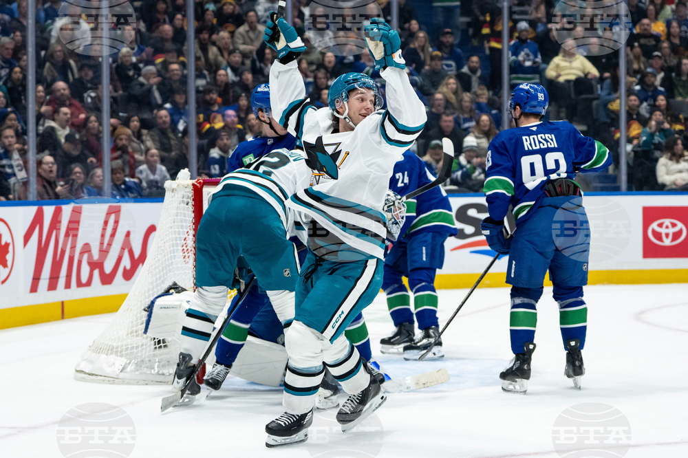 Sharks Canucks Hockey