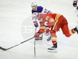 Oilers Flames Hockey