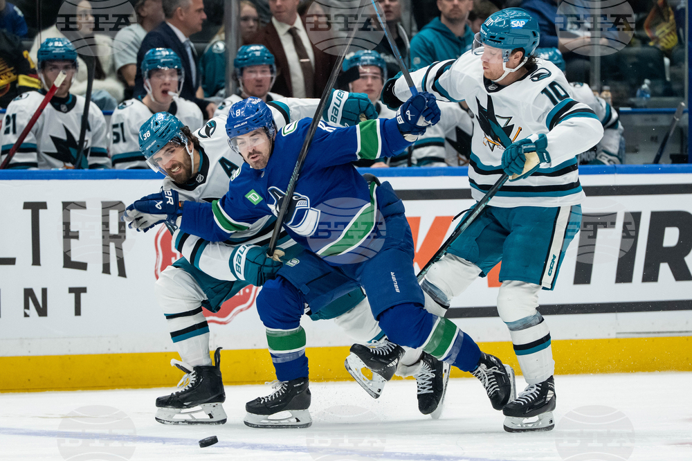 Sharks Canucks Hockey