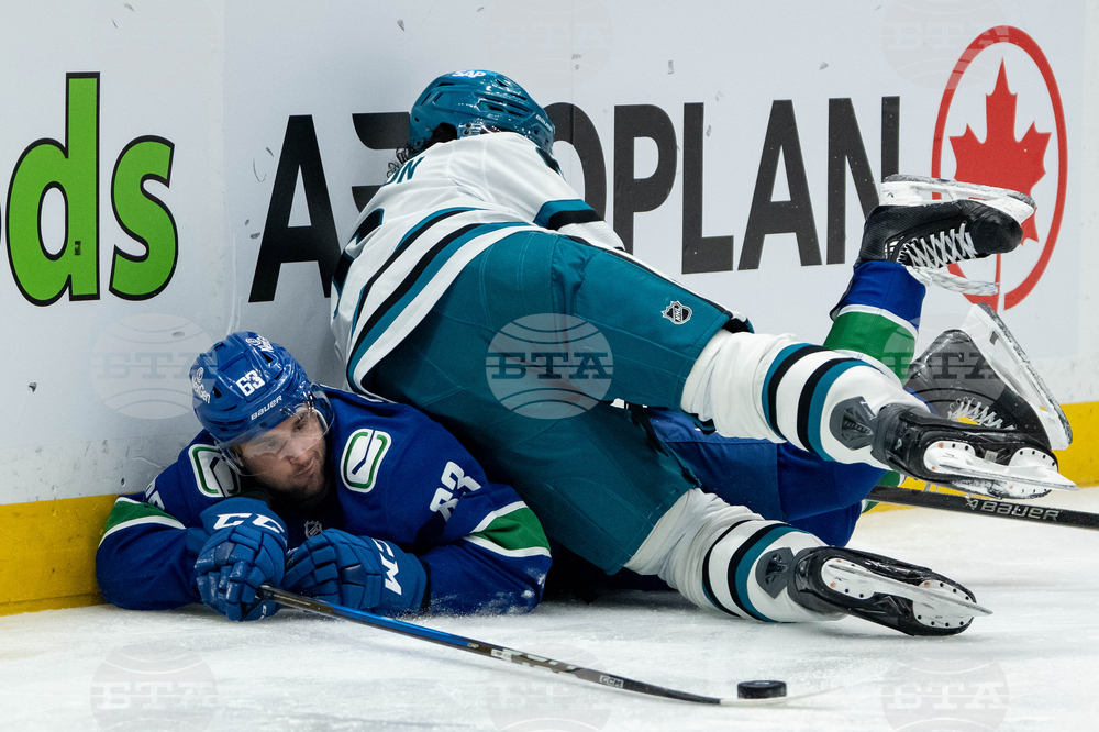 Sharks Canucks Hockey