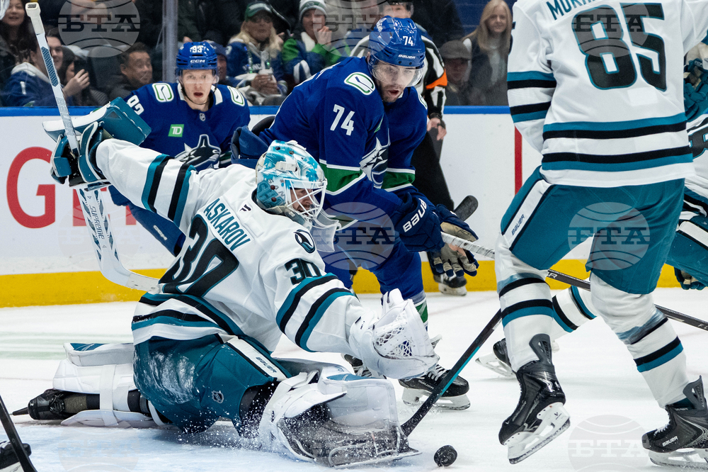 Sharks Canucks Hockey