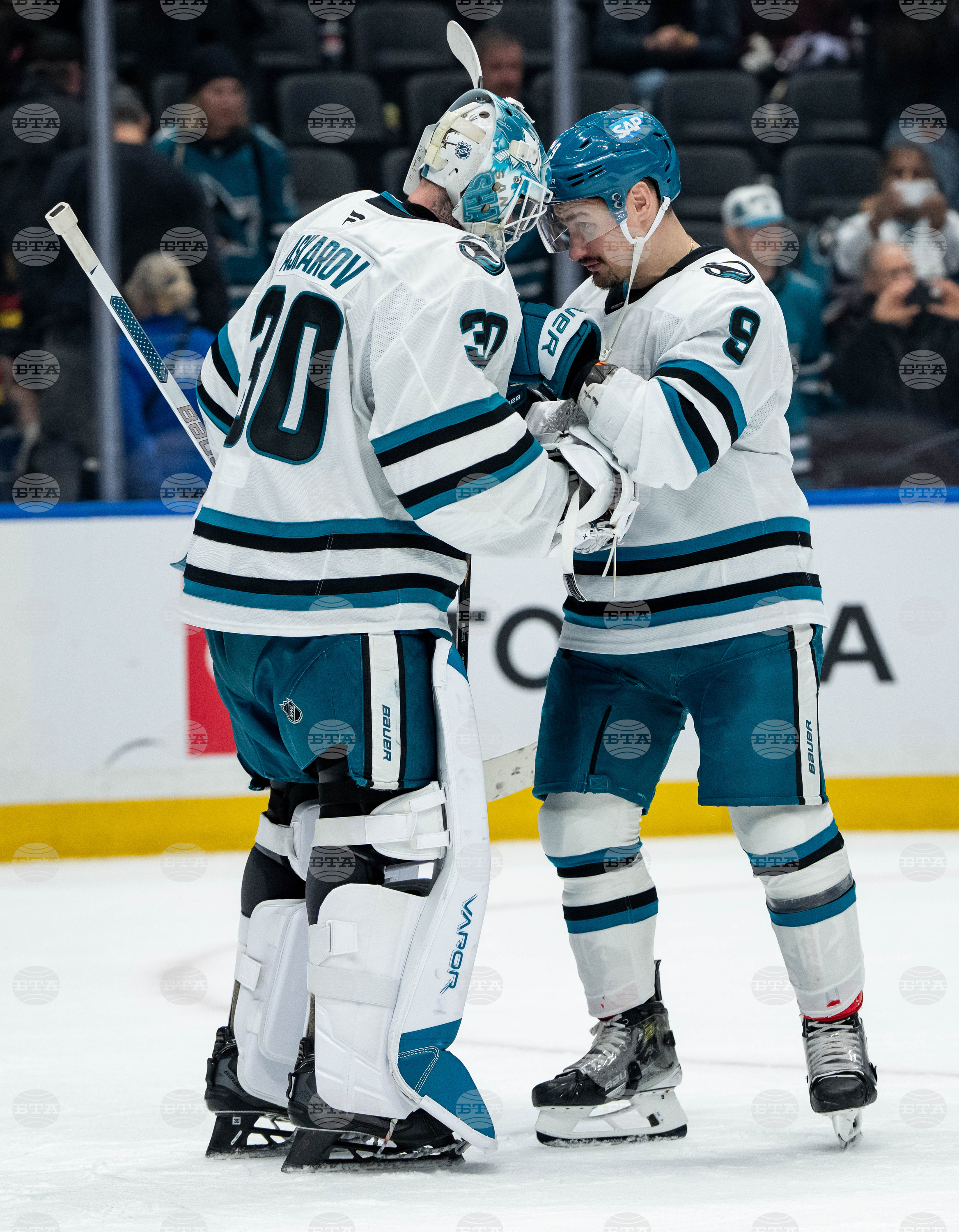 Sharks Canucks Hockey