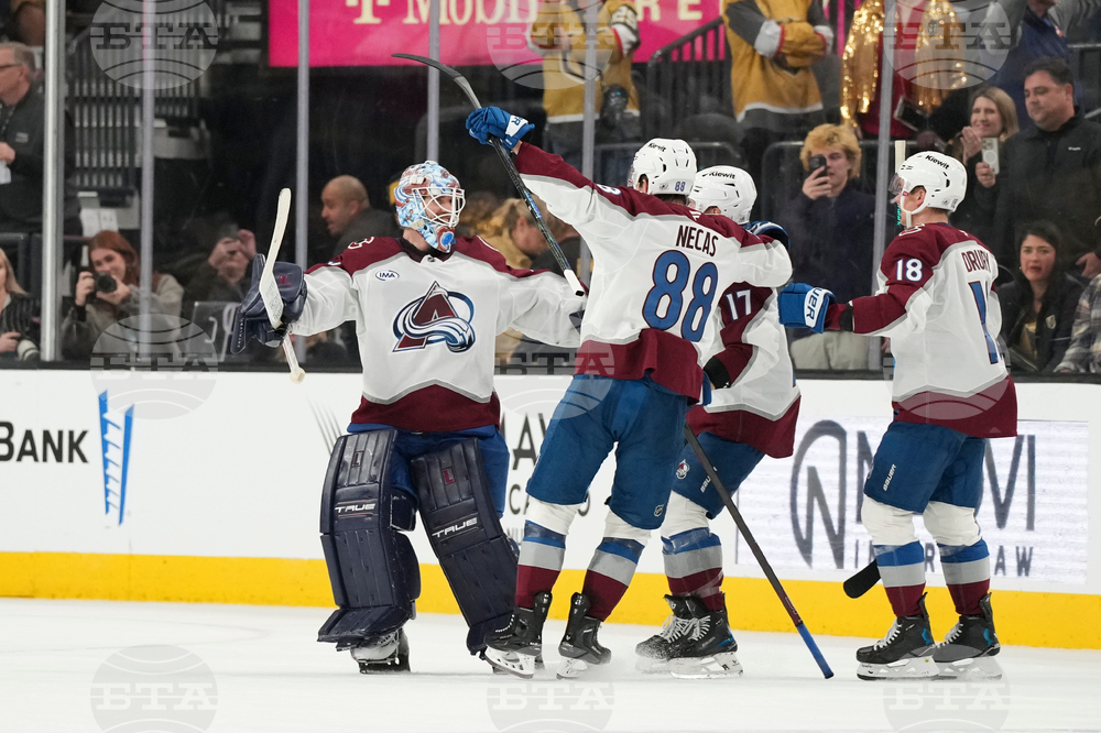 Avalanche Golden Knights Hockey