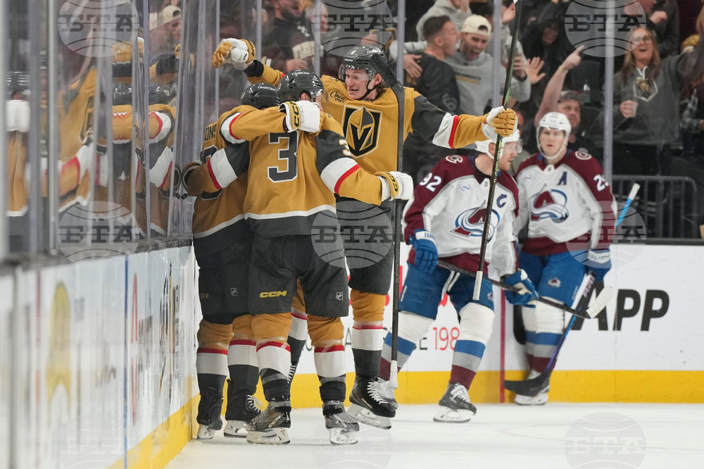 Avalanche Golden Knights Hockey