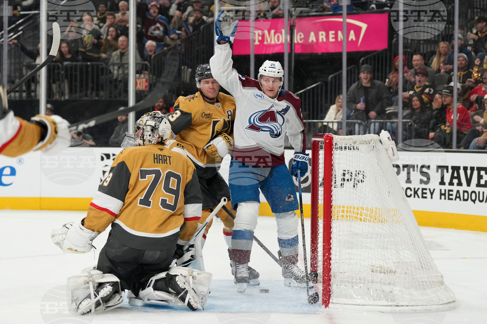 Avalanche Golden Knights Hockey