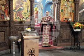 Търговище - храм „Св. Успение Богородично“ - неделна служба и проповед