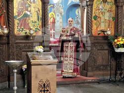 Търговище - храм „Св. Успение Богородично“ - неделна служба и проповед