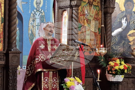 Търговище - храм „Св. Успение Богородично“ - неделна служба и проповед