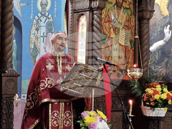 Търговище - храм „Св. Успение Богородично“ - неделна служба и проповед