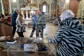 Търговище - храм „Св. Успение Богородично“ - неделна служба и проповед