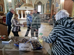 Търговище - храм „Св. Успение Богородично“ - неделна служба и проповед