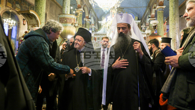 Посещението на патриарх Даниил допринася за уякчаването между Константинополската и Българската църква, каза Вселенският патриарх Вартоломей 