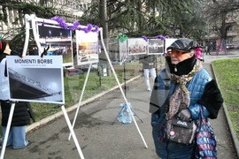 Сърбия - Белград - протестиращи - благотворителен базар