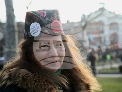 Сърбия - Белград - протестиращи - благотворителен базар