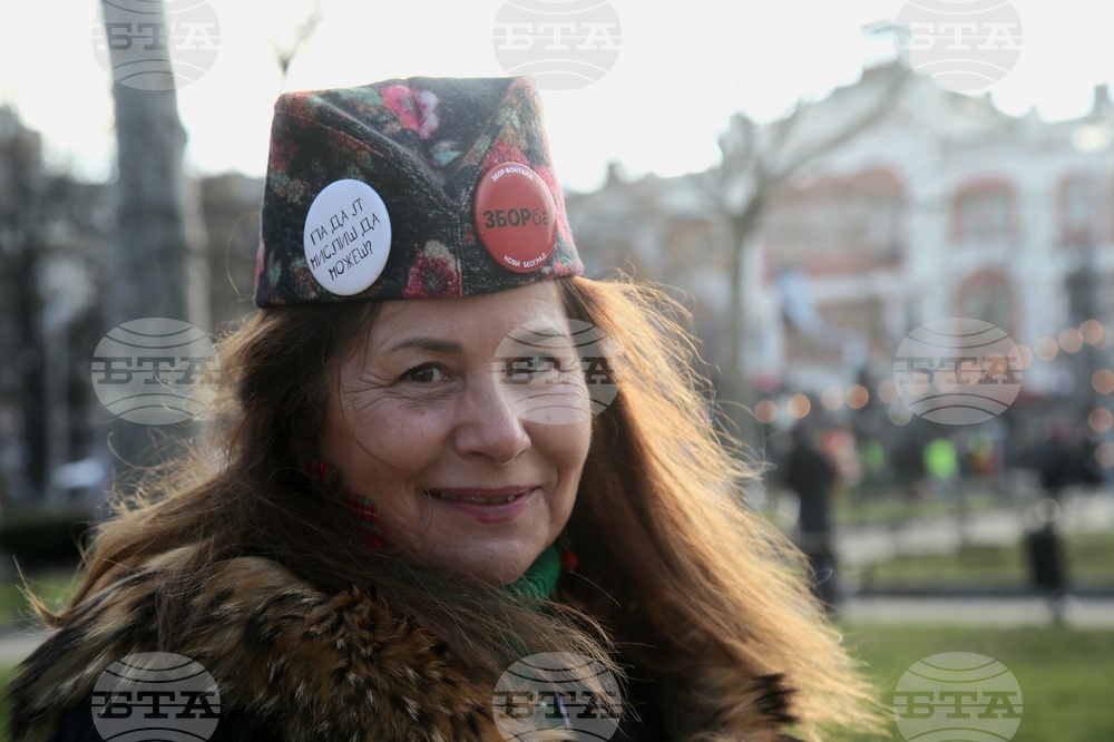 Сърбия - Белград - протестиращи - благотворителен базар