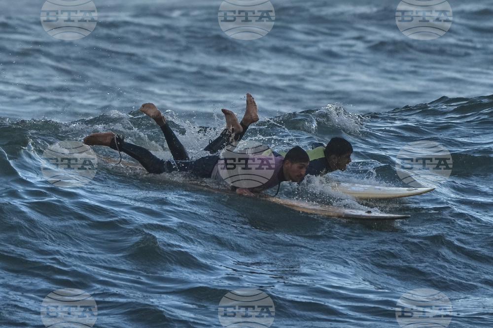 Israel Palestinians Gaza Surfers
