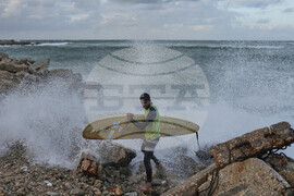 Israel Palestinians Gaza Surfers