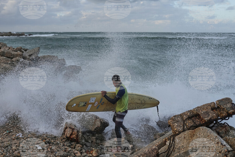 Israel Palestinians Gaza Surfers