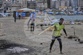 Israel Palestinians Gaza Surfers