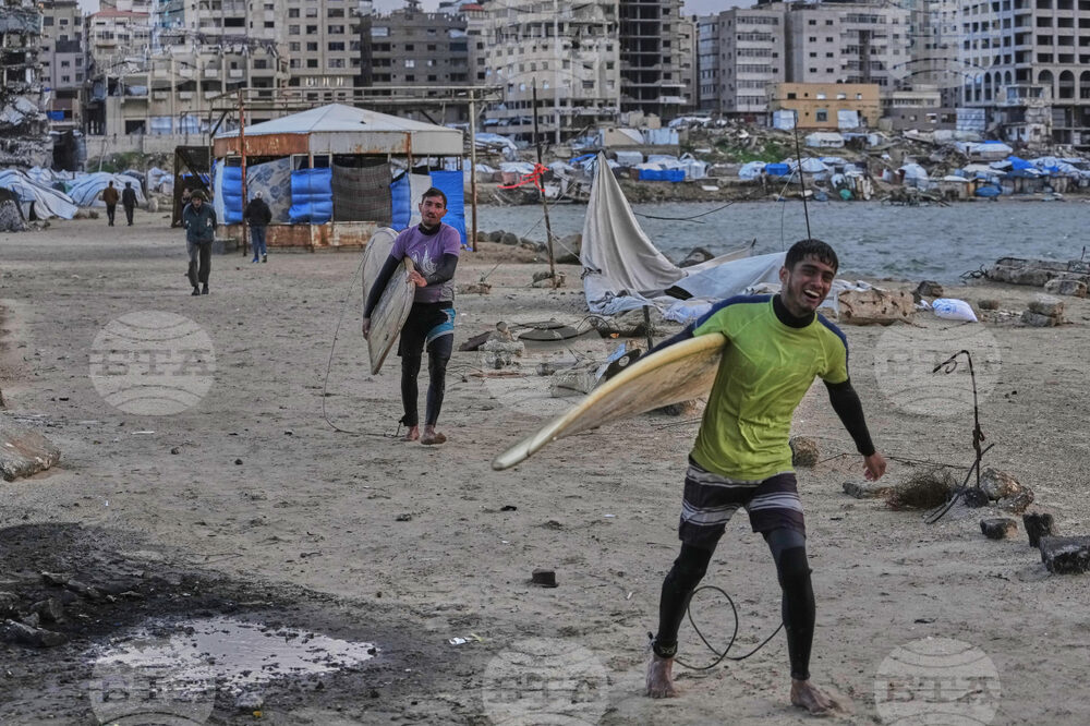 Israel Palestinians Gaza Surfers