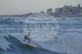 Israel Palestinians Gaza Surfers