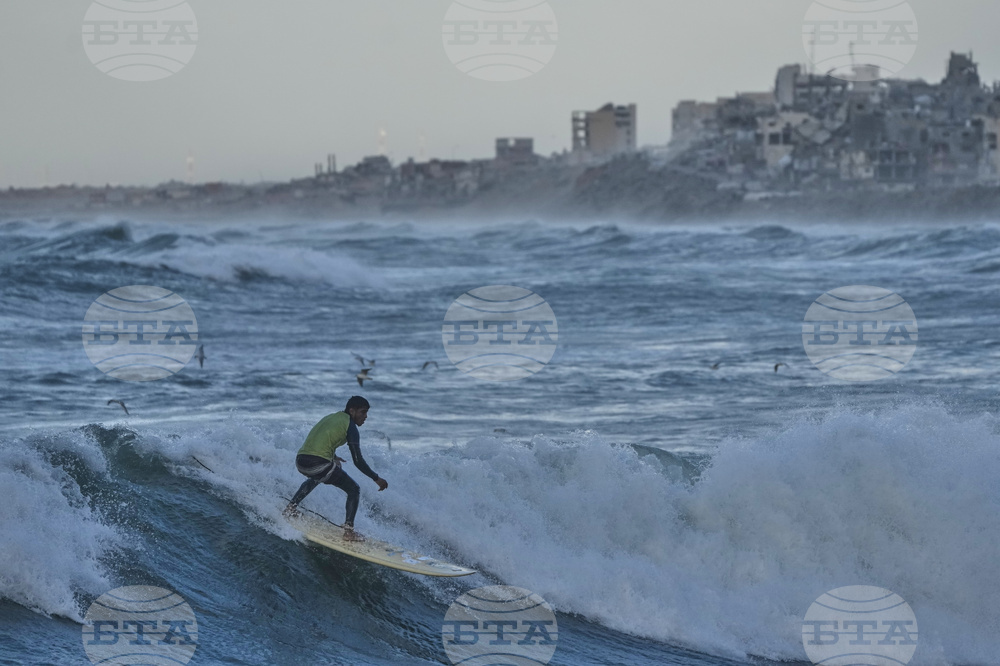 Israel Palestinians Gaza Surfers