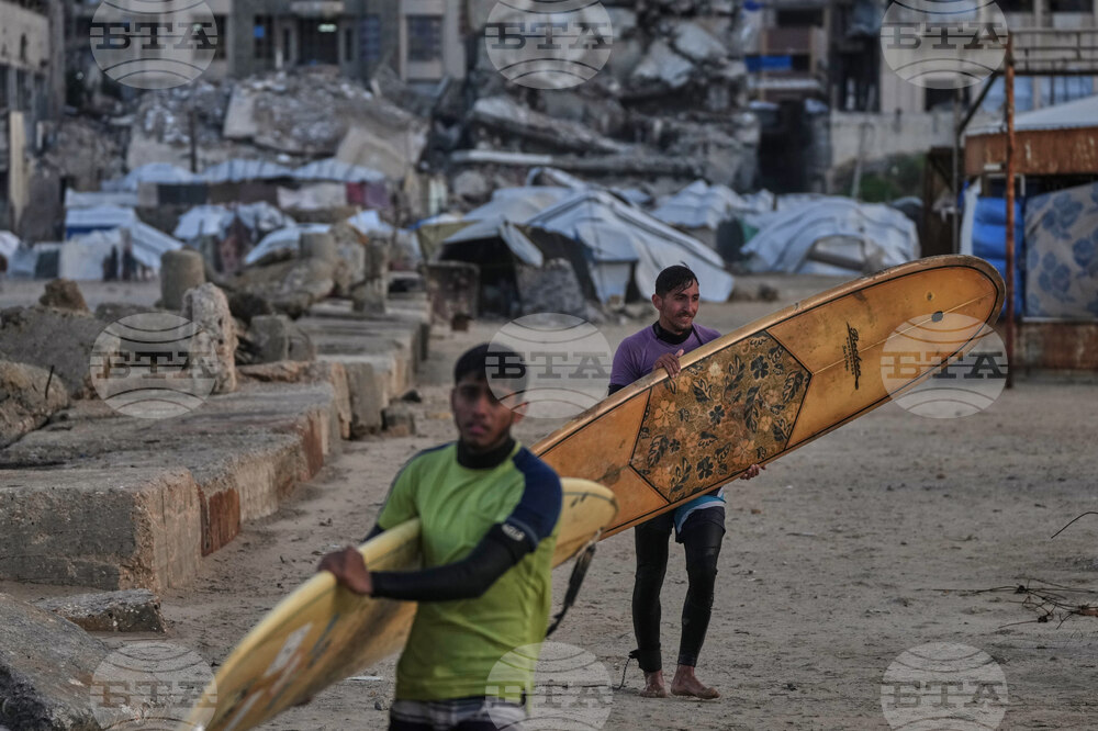 Israel Palestinians Gaza Surfers