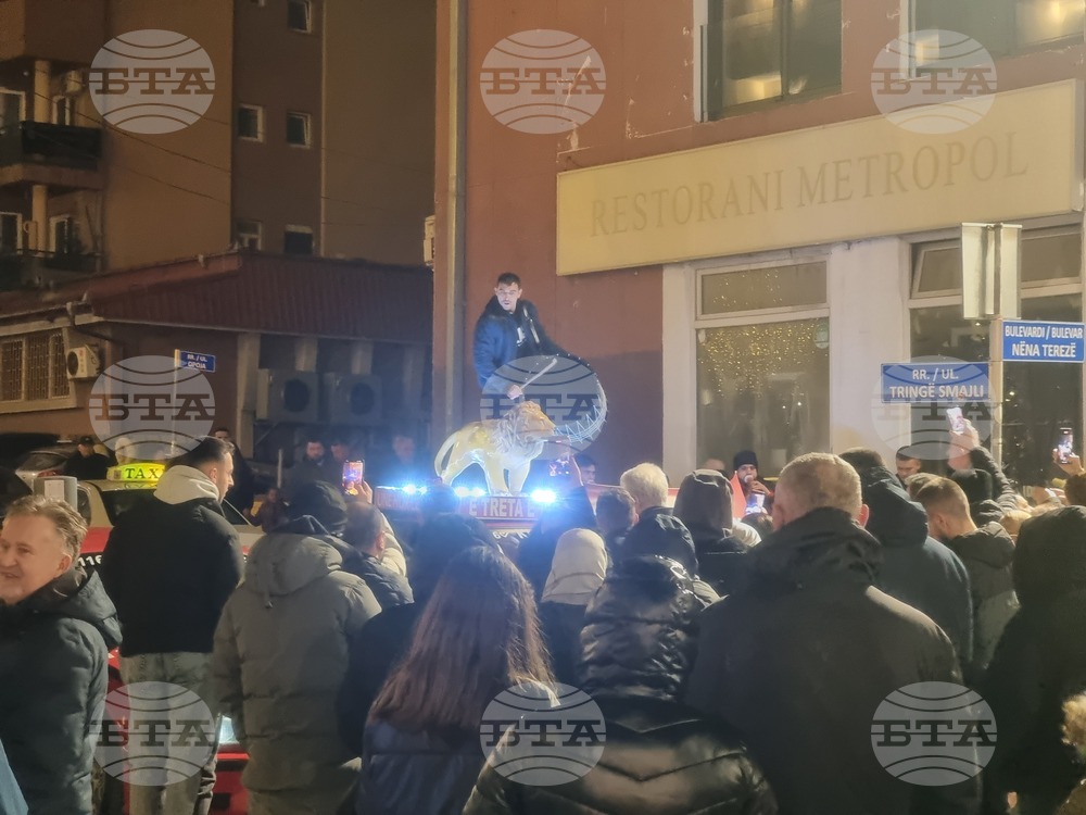 Косово - Прищина - парламентарни избори - празненство