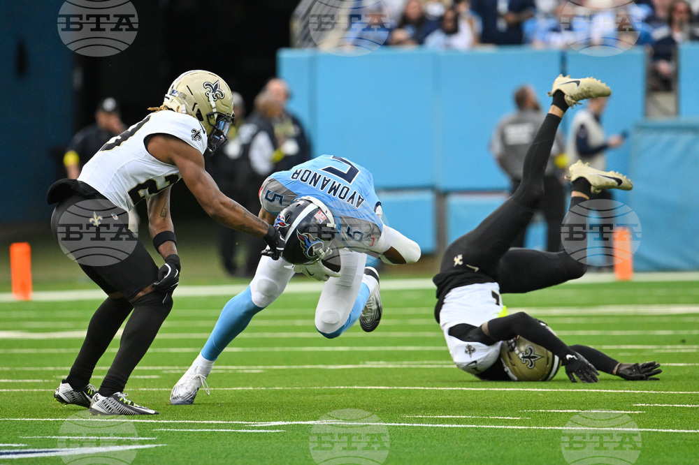 APTOPIX Saints Titans Football