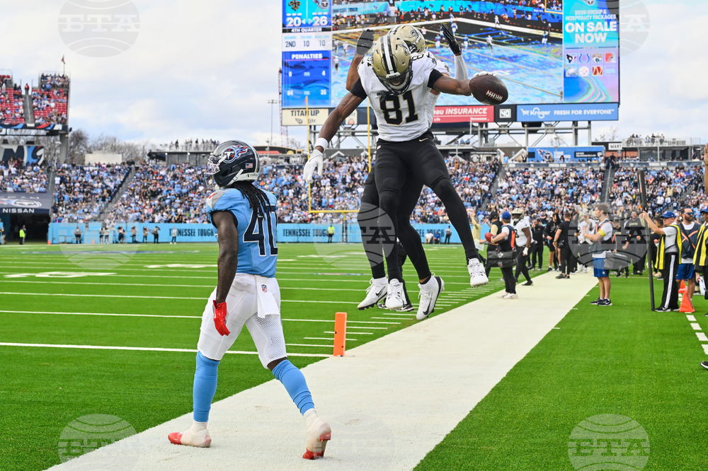 APTOPIX Saints Titans Football