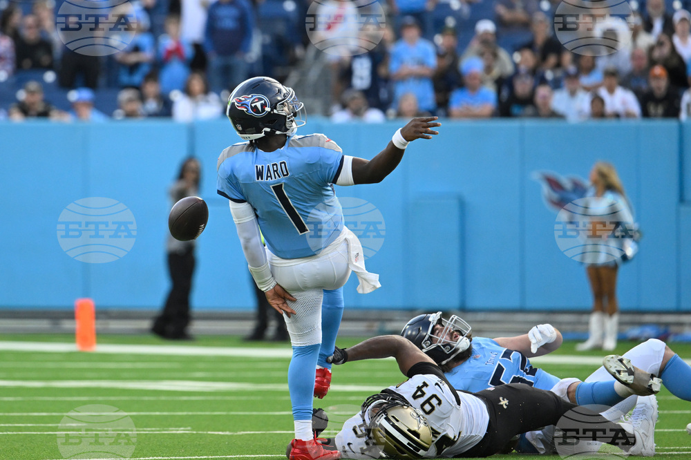 APTOPIX Saints Titans Football