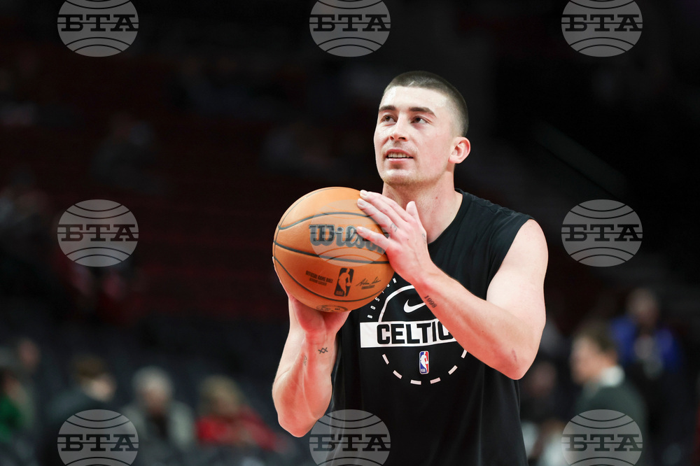 Celtics Trail Blazers Basketball