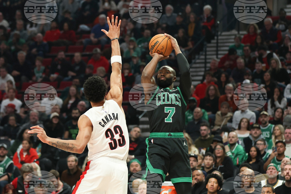 Celtics Trail Blazers Basketball