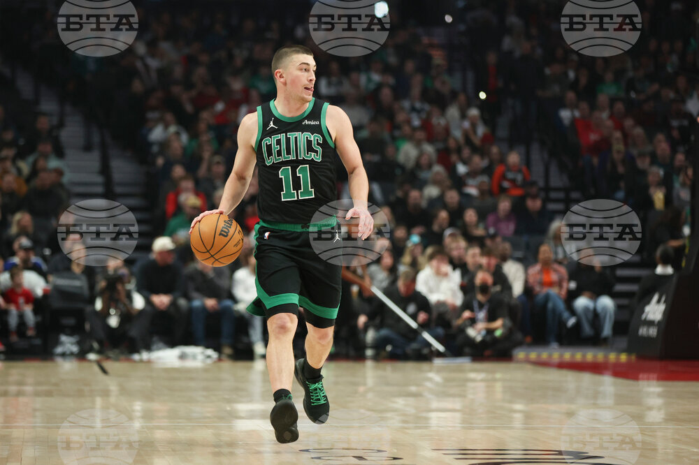 Celtics Trail Blazers Basketball