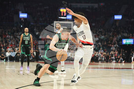 Celtics Trail Blazers Basketball