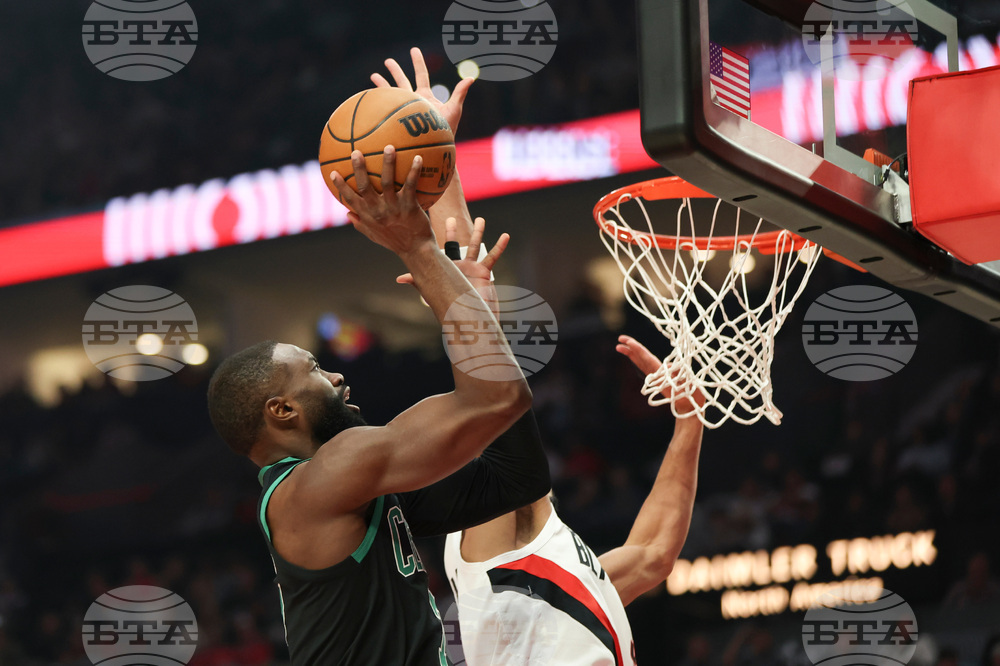 Celtics Trail Blazers Basketball
