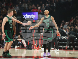 Celtics Trail Blazers Basketball