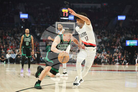 Celtics Trail Blazers Basketball