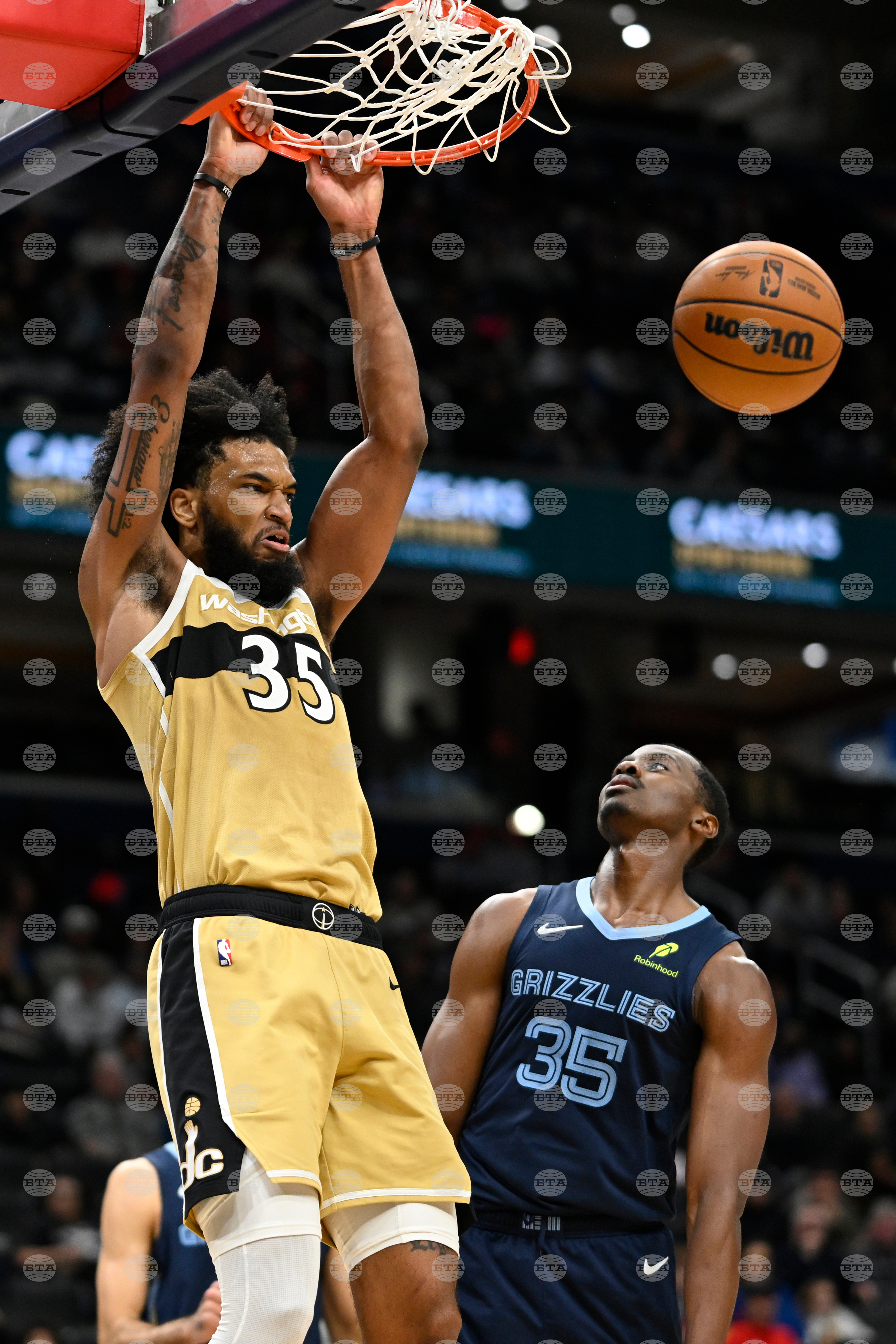 Grizzlies Wizards Basketball